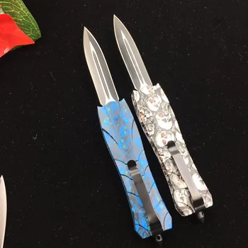 Skladací vreckový nôž Uhlíkových vlákien rukoväť prenosného Nože vonkajšie Nôž taktické camping nože lovecký Nôž Vysokú tvrdosť 2019