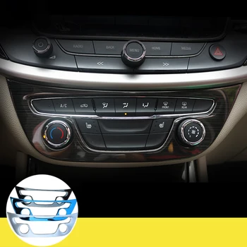 Lsrtw2017 pre Opel Astra K Auto Centrálne Ovládanie Klimatizácie Prepínač Trim Dekoratívne Interiérové Doplnky 2017 2018 2019 2020