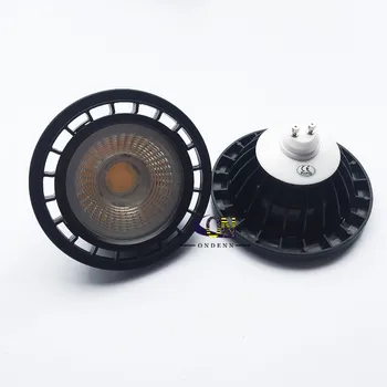 Čierna/Biela Telo AR111 10W 15W COB LED Downlight Stmievateľné G53 GU10 Base Lampa Pozornosti DC12V AC110-240V AR111 LED Žiarovky Svetlá