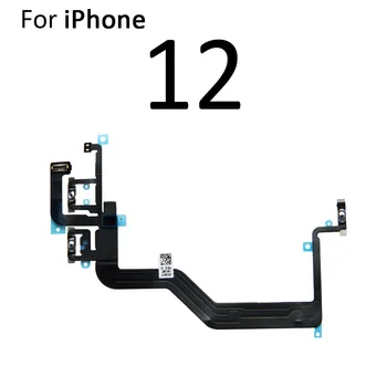 Mute Prepínač Power Tlačidlo pása s nástrojmi Pre iPhone 12 mini 12 11 Pro Max Volume Control Flex Kábel