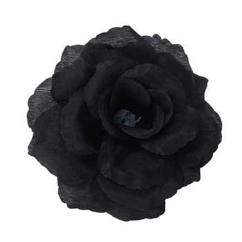 Horúce YO-20 Ks Black Rose Umelého Hodvábu Kvet Strany Svadobný Dom Office Záhrada Dekor urob si sám