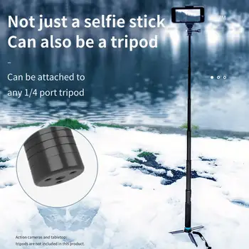 TELESIN 2.7 m 3 m Dlhé Uhlíkových Vlákien Monopod Selfie Stick Pre GoPro Hero 9 8 7 6 5 DJI Osmo Vrecku Akcie Insta360 Príslušenstvo