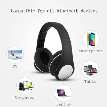 VAROLO Bezdrôtové Bluetooth Slúchadlá BT-990 Stereo Slúchadlá S Mikrofónom Hluku Zrušiť Headset TF Karty, FM Rádio Audifonos