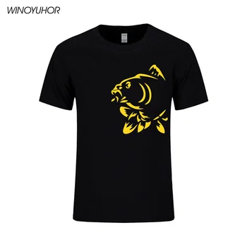 Kaprovité Ryby T-Shirt Mens 2020 Nové Letné Pohode Krátky Rukáv T Shirt Bežné Bavlnené Tričká Topy Fishinger Rybárov, Darček Tričko