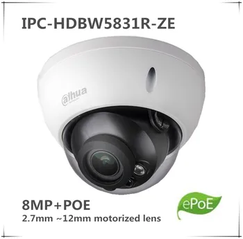 Pôvodné anglické IPC-HDBW5831R-ZE 8MP WDR IR Dome Sieťová Kamera CCTV POE IP67 IK10 2.7 mm-12 mm motorizované objektív SD Slot IPC