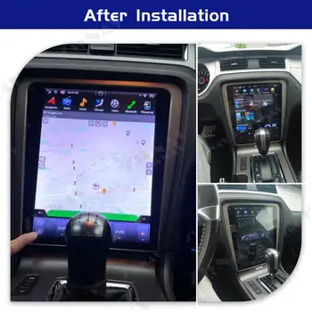 Tesla Obrazovke Android, 9.0 Auto Multimediálny Prehrávač Pre Ford Mustang 2010-GPS Navigácie Auto Audio Rádio Hudbu stereo hlava jednotky
