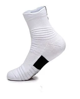 2018Outdoor Pánske Športové Ponožky Priedušná Pot Bavlna Non-slip Tlmenie Beží Cyklistické Ponožky Jeseň Profesionálny Basketbal Ponožky