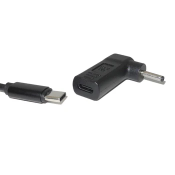 USB C Prenosný Nabíjací Kábel, Kábel USB, Typ C až 3,0 X 1.1 mm Dc Napájací Adaptér Zapojte Konektor pre Samsung Acer Asus Ac Adaptér 19V