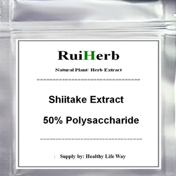Shiitake Extrakt 50% Polysacharidy Lentinula Edodes Extrakt 300 g Prášok