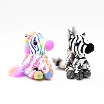 Simulácia Zvierat Zebra Plyšové Hračky Módne Plyšové Keychains Batoh Prívesok Mäkká Bábika Darček Dinosaur