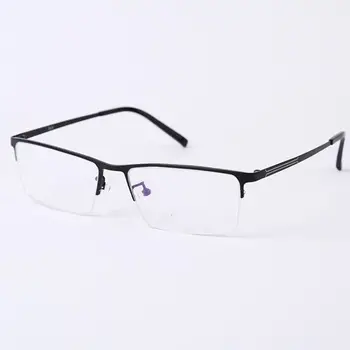 Čistý Titán Fashion Square Okuliare, Rám Mužov Optické okuliare 2020 Transparentné Krátkozrakosť Predpis okuliare Kovové okuliare