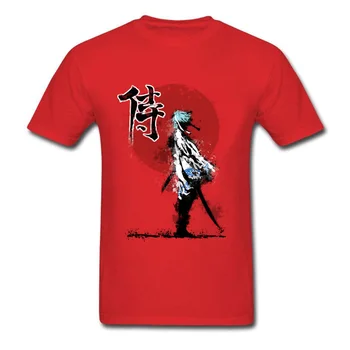 Lacné Biela Samuraj Funny T-Shirt Posádky Krku Čistej Bavlny Dospelých Tričkách S Krátkym Rukávom Letné Funny T-Shirt Doprava Zadarmo