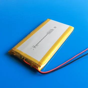 3,7 V 10000mAh Lithium Polymer Li-Po Nabíjateľná Batéria Pre GPS, PSP DVD Power bank 9