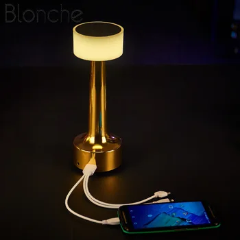 Dotykový Senzor Bar Stolná Lampa Prenosná Batéria Stôl Nočné Svetlo Led Spoplatnené Jedáleň, Spálňa, Nočné Lampy Strany Home Decor