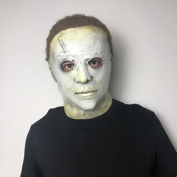 Halloween Horror Michael Myers Maska Cosplay Latex Plnú Tvár Prilba Strany Strašidelné Rekvizity Domáce Dekorácie Príslušenstvo