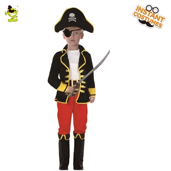Deti-Kapitán Hook Kostýmy Pohode Kapitán S Klobúk Dekorácie Kariéru Vyhovovali Deti Halloween Cosplay Jednotné Pre Deti Chlapcov