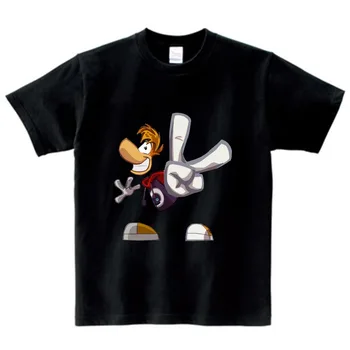 Chlapci a Dievčatá Cartoon T shirt Rayman Legends Dobrodružstvo Hra Tlačiť T-shirt deti Zábavné Oblečenie Deti Multi-farebné tričko NN