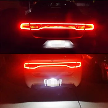 1PC OEM-Vymeňte LED Auto White 18-SMD 3x Jasnejšie Osvetlenie Číslo špz Svetlá Pre Dodge Nabíjačku Challenger Chrysler