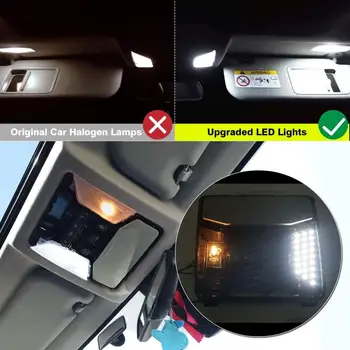 Pre Toyota Corolla Altis E210 Touring Sedan 2019 2020 2021 Osvetlenie Interiéru Miestnosti Aktualizácia Strešné Svietidlá LED Lampa na Čítanie Žiarovky Svetlo