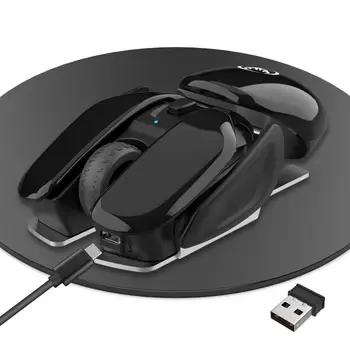 Bezdrôtová Myš, Dobíjacia 2.4 G Počítačovej Myši Pc Gaming Mouse Úrad Myši