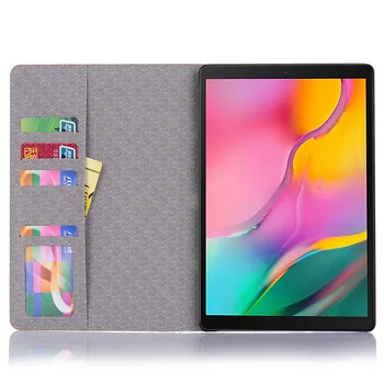 Kožené puzdro pre Samsusng Galaxy Tab S6 Lite 10.4 SM-P610 SM-P615 Kryt Smart Auto Spánku Prebudiť Shockproof Peňaženky Tablet Shell