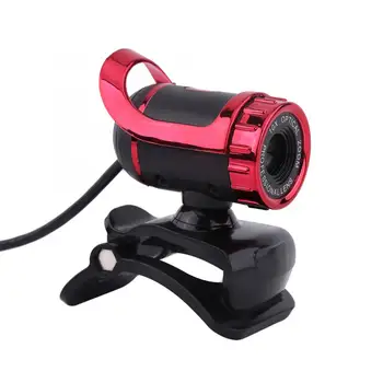 Usb kamera USB 2.0 12M Pixelov Clip-on Webkamera Webová Kamera HD 360 stupňové Otáčanie Stojan Vstavaný Mikrofón pre PC kamera kryt