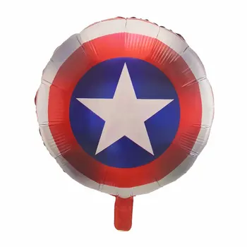 10pcs 18-palcové Kapitán Amerika Fóliový Balón Deti, Narodeniny, Party Dekorácie Avengers Baby Sprcha Balóny Vzduchu Golbos DIY Dekorácie