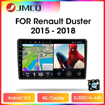 JMCQ Android 10.0 4G 8cores autorádia Pre Renault Duster-2018 Multimediálny Prehrávač Videa 2 din RDS DSP GPS Navigaion Vedúci jednotky