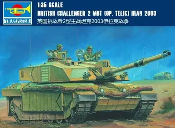 Trumpeter 00323 1:35 Britský challenger II hlavný bojový tank (Irak 2003) zostavenie modelu