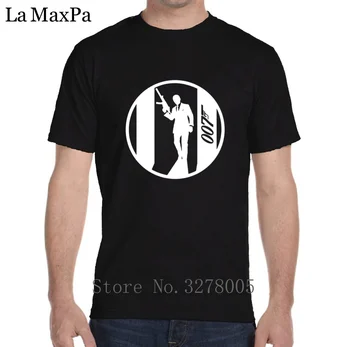 Dizajn Tričko Pre Mužov Fitness 007 Quantum Útechy pánske T-Shirt Štandardné Krátky Rukáv Bavlna Camisas Para Hombre Slnečnému žiareniu