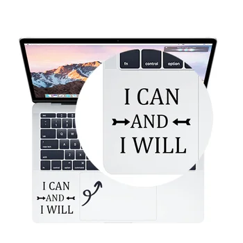 Seba-motivácia Sen Citát Trackpad Odtlačkový Notebook Nálepka pre MacBook Pro Air Retina 11 12 13 15 palcov Mac Touchpad Pokožky Nálepky