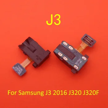 50pcs Pre Samsung Galaxy J3 J4 J5 J6 J7 2017 J330 J530 J730 Slúchadlá Jack pre Slúchadlá, Audio, Mikrofón Flex Kábel Audio jack flex