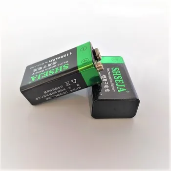 NOVÉ 1PCS 9v batéria 1180mAh Li-ion 9 V Nabíjateľné Batérie nabíjateľná batéria
