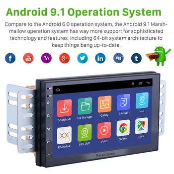 Seicane 2 DIN Univerzálny Android 10.0 Auta GPS Multimediálne Navi Stereo Prehrávač pre Nissan QASHQAI/X-TRAIL, TOYOTA COROLLA Hyundai Kia