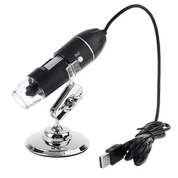 3in1 Digitálny Mikroskop 1600X Podpory PC Typ-C Micro-USB Phone USB zväčšovacie sklo H7ED