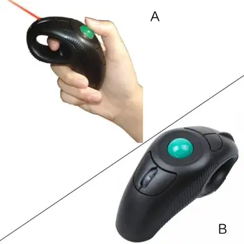 2.4 G Bezdrôtový Trackball Myš Mini Vreckový Palcom Ovládané USB Vzduchu Myši Myši pre PC, Notebook, 10M Prijímanie Rozsah