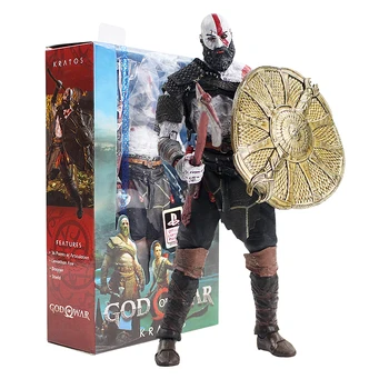 19 cm NECA Orignal God of War 4 Kratos PVC Akcie Obrázok Zberateľskú Model Hračky Darček Pre Deti
