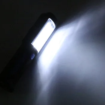 USB Nabíjateľné Svietidlo 36+ 5 LED Svietidlo Outdoor Camping Svietidla Práce Svetlá Magnet HÁČIK Mobilné energetické Pre Telefón Lanterna Lampa