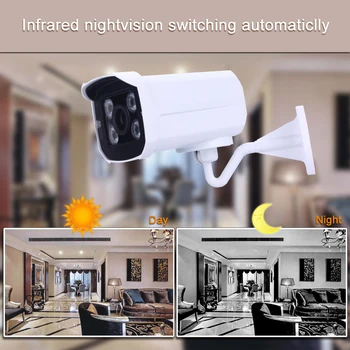 Hamrolte CCTV Kamery AHD Kamera 1080P Vysoké Rozlíšenie 2.8 MM širokouhlý Objektív Nightvision Nepremokavé Bullet vonkajšie Kamery