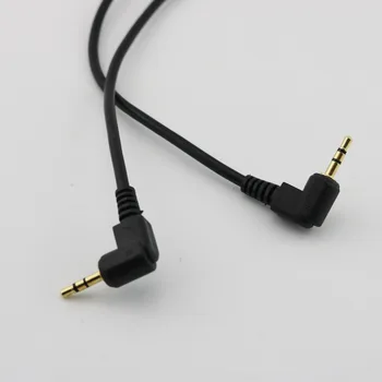 10pcs 35 cm 2,5 mm Muž Pravý Uhol do 2,5 mm Muž Pravý Uhol M/M TRS Stereo Audio Adaptér Pozlátený Kábel