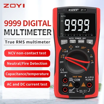 ZOYI ZT-Y Profesionálny Digitálny Multimeter s Vysokou presnosťou Auto Rozsah NCV Multimetro VFC Micro Prúd Napätie Tester LCR Tester