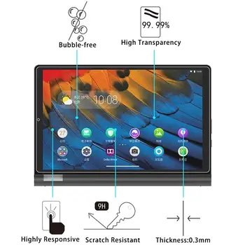Lenovo Yoga 5 Tab 10.1 palcový 2 KS / 25 KS 9H HD nevýbušnom Tvrdeného Skla Film