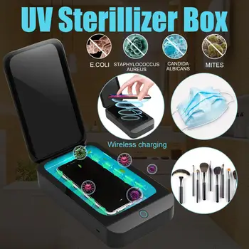 Multi-funkčný USB UV Sterilizátor Prenosný Box Cleaner Sanitizer Vlasov Stroj Dezinfekčné Ultrafialové Svetlo Box Pre Telefón Masky