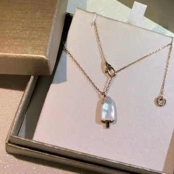 Originál značky náhrdelníky vhodné na spoločenské šperky Bv ice cream náhrdelníky pre dámske pár darov