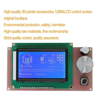 1.4 LCD12864 Displej Ovládací Panel Modrá Obrazovka 3D Tlačiarne Radič základná Doska pre Anet A6, A8 3D Tlačiarne s Káblom