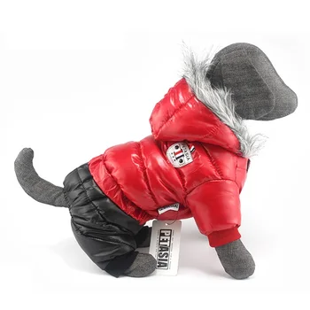 Zimné Psa Oblečenie, Nepremokavý Plášť, Hrubé Nadol Bunda Super Teplé Snehu Oblečenie Pre Malé Psy Domáce Zvieratá Francúzsky Buldog Chihuahua