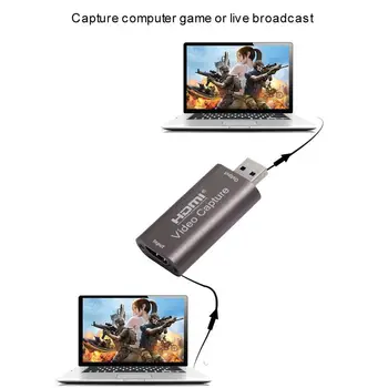 Usb 3.0 4K 60hz digitalizačné Karty Rada Snímania Zobrazenie Prepojenie HDMI Streaming Video Nahrávanie Box Kovové digitalizačné Karty