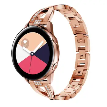 20 mm Nerezová Oceľ hodinky Remienok pre Samsung galaxy Sledovať Aktívne 40 mm/42mm /s2 /s4 inteligentný náramok Kovové Šperky Náramok pásma