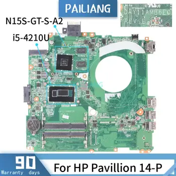 PAILIANG Notebook základná doska Pre HP Pavilónu 14-P Doske DAY11AMB6E0 Core SR1EF I5-4210U N15S-GT-S-A2 TESTOVANÝCH pamäťových modulov DDR3