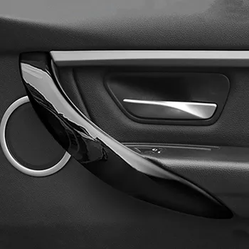Auto Styling Panel Dverí Dekorácie, Nálepky Výbava Doorknob Kryty Pre BMW 3/4 serises F30 F32 3GT F34 2017-19 Interiérové Doplnky